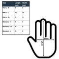 Gloves Sizing Diagram