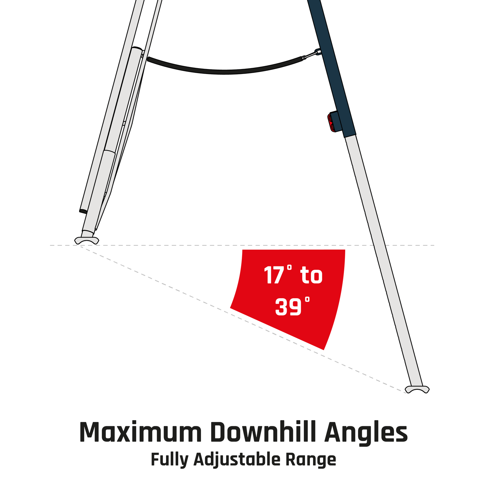 Henchman Fully Adjustable Tripod Ladder