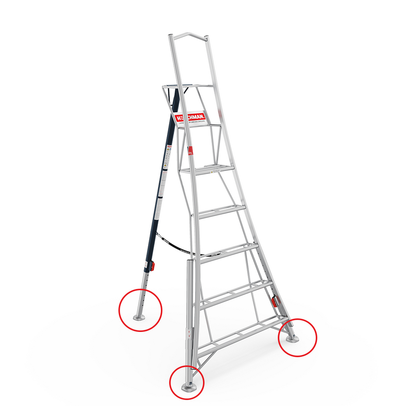 Henchman Tripod Ladder Replacement Legs