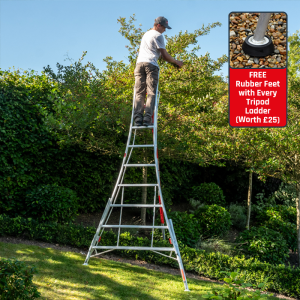 NEW Henchman Fully Adjustable PRO Tripod Ladder - 10' / 3.0m Ladder (OUT OF STOCK- PRE ORDER for Early October) 